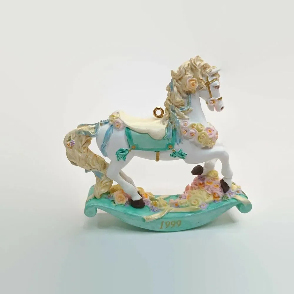 1998 Hallmark Keepsake Ornament Precious Baby Commemorative World Of Wishes